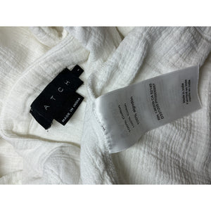 Hatch Textured White Rosa Dress Size 1