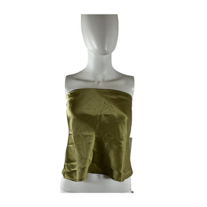 Reformation 'Spritz' Green Silk Top Size M