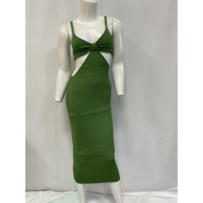 Cult Gaia 'Serita' Green Back Cut Out Dress Size XS