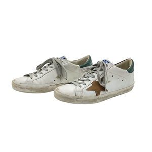 Golden Goose Distressed White Nude Superstar Sneakers Size IT 39/US 6