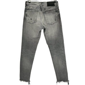 Moussy Tapered Gray Blackwood Denim Jeans Size 25