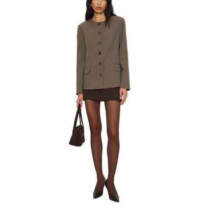Reformation Tailored Brown Laine Blazer Size XS