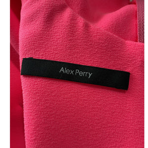Alex Perry Structured Neon Pink Blake Top Size AU 4