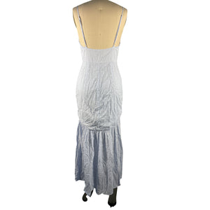 Majorelle Embroidered Blue Daniella Maxi Dress Size S