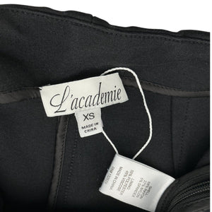 L'Academie Tailored Black Benigna Trousers Size XS