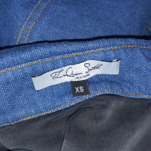 Laquan Smith Oversized Dark Blue Denim Size XS Shirt