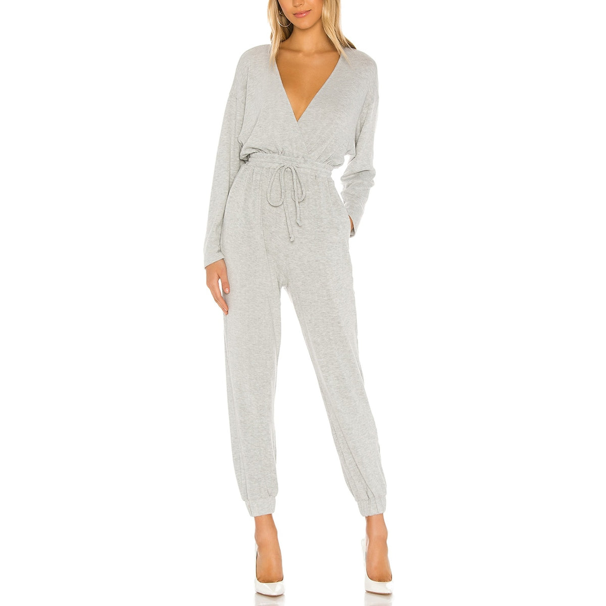 Majorelle Soft Gray Willie Jumpsuit Size M