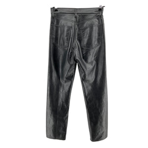Agolde Vintage Black 90s Pinch Waist Pants Size 25