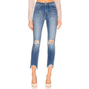 L'agence Skinny Distressed Plaza High Line Denim Jeans Size 27