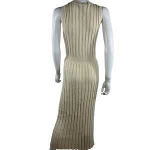 Varley Ribbed Birch Florian Dress Size S