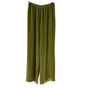 Donni. The Green Velvet Simple Pant Size XS