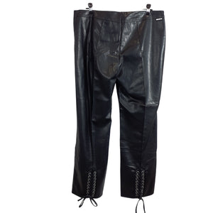 Rotate Birger Christensen Lace Up Black Aldatie Size 12 Pants
