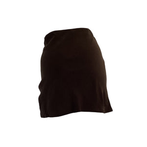 Anemos Sleek Espresso Mini Skirt Size XS