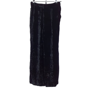 Reformation Velvet Black Wes Size 2 P Pants