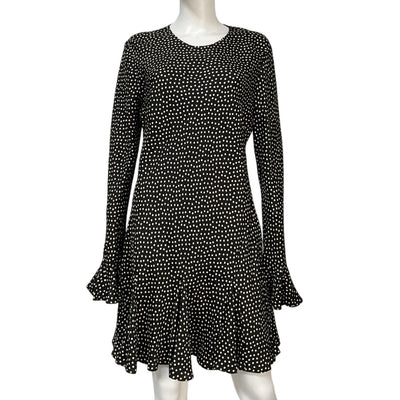 Dôen Polka Dot Black Sansa Dress Size XL