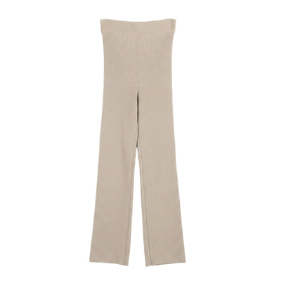 Simkhai Ribbed Beige Knit Pants Size S