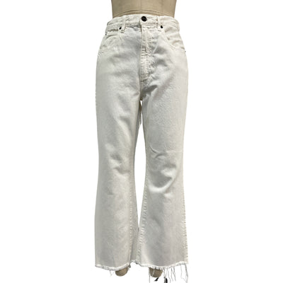 Slvrlake Flared Cream Frankie Denim Jeans Size 29
