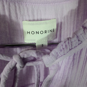 Honorine Ruffled Purple Giselle Mini Size S Dress