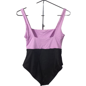 Bondi Born Sleek Lilac And Black Marley One Piece Size L Swimsuit