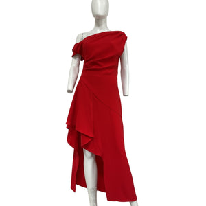 Elliatt Asymmetric Red Pallas Dress Size S
