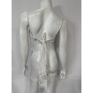 Majorelle 'Honolua' White Lace Crop Top Size XS