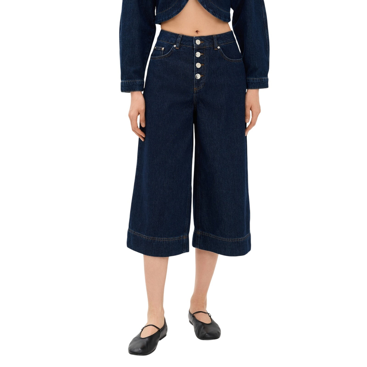 Aligne Cropped Blue Miles Denim Jeans Size 29