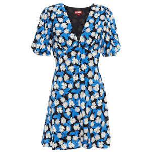 Staud Floral Blue Milla Minidress Size 4