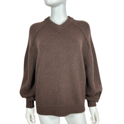 Staud Cozy Brown Wilson Sweater Size XS