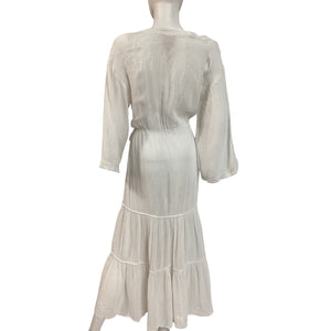 Cinq à Sept Tiered White Torey Dress Size XS / S