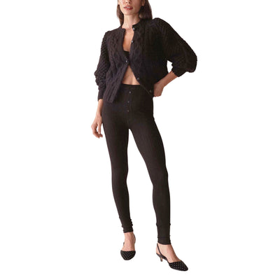 Dôen Ribbed Black Leto Pants Size M