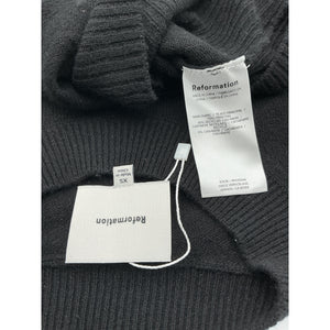 Reformation Luxe Black Dana Size XS Sweater