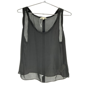 L'agence Sheer Black Trixi Tank Top Size S / P