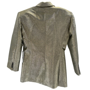 Ronny Kobo Shimmering Gold Morgan Blazer Size S