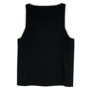 L'Academie Knit Black Lida Tank Top Size L