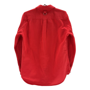 Tibi Twill Red Easy Shirt Size S