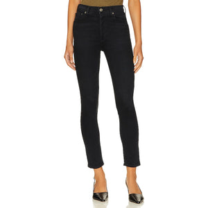 Agolde Classic Black Nico High Rise Slim Size 26 Denim Jeans