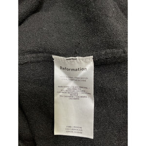 Reformation 'Reese' Black Cashmere Tank Size L