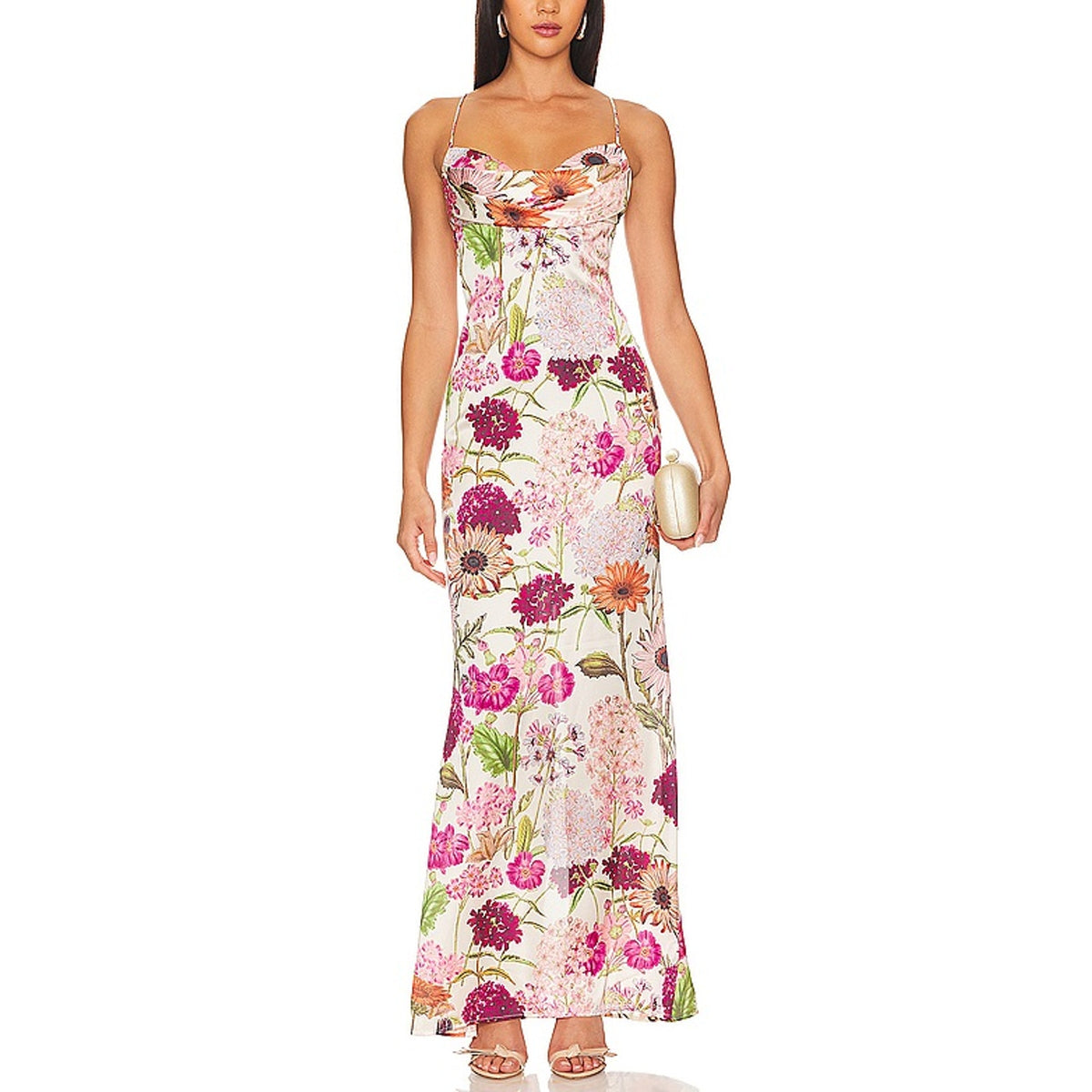 Katie May Floral Fuchsia Tara Dress Size M