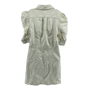 Frame Puff Sleeve Ecru Gillian Dress Size S