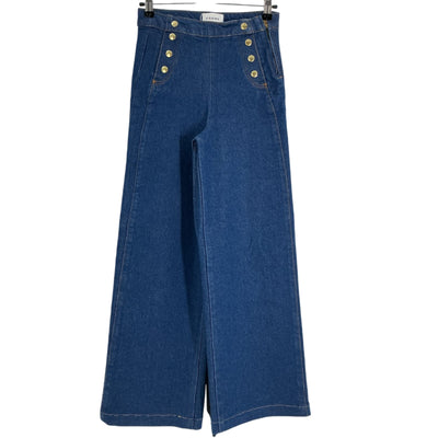 Frame Classic Blue Sailor Snap Denim Jeans Size 25
