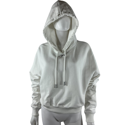 Off-White Classic White Off Stamp Hoodie Size S