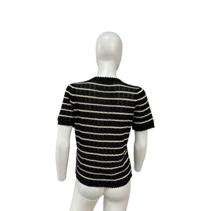 Dôen 'Brandie' Black Cotton Top Size XL NWT