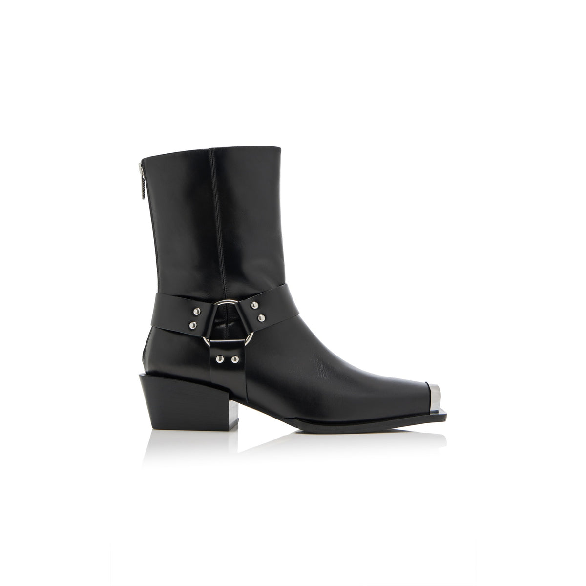 Aeyde Ring Detailed Black Wayne Boots Size IT 37 / US 7
