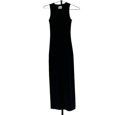 Aexae Classic Black Tank Midi Dress Size M