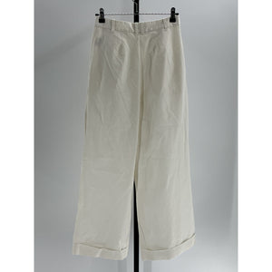 Dôen 'Hilaire' Cream Cotton Pant Size 4