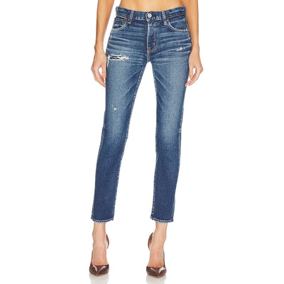 Moussy Distressed Blue Swillburg Skinny Denim Jeans Size 28