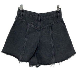Iro Frayed Black Germinah Shorts Size 23 S