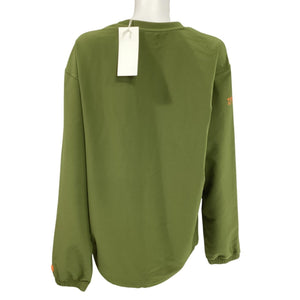 7 Days Active Performance Pesto Tech Crewneck Sweatshirt Size L NWT