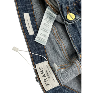 Frame Faded Blue Le Garcon Denim Jeans Size 26