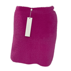 Simkhai Fuzzy Hot Pink Paytra Mini Skirt Size Medium NWT